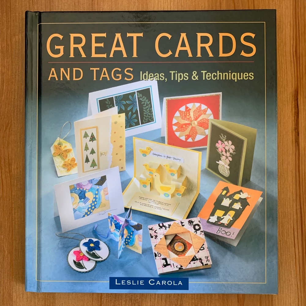 Card and tag making instruction book